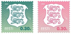 Estonia 2025 Definitives 30ct Coat of Arms Set of 2 stamps MNH