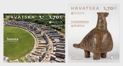 Croatia 2025 Europa CEPT Archeology Set of 2 stamps MNH
