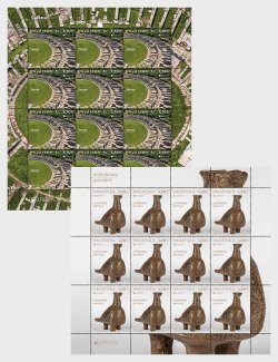 Croatia 2025 Europa CEPT Archeology Set of 2 sheetlets MNH