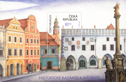 Czech 2026 Krumlov old town block MNH