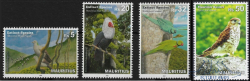Mauritius 2022 National and extinct birds set of 4 stamps MNH