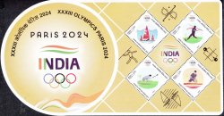 India 2024 Olympic games Paris Olympics block MNH