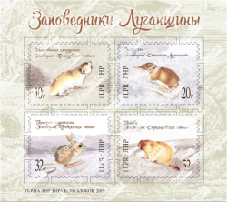 Russian occupation of Ukraine (LPR LNR Lugansk) 2019 Rodents from Nature reserves of Luhansk region block MNH