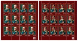 Russia 2025 WWII Marshals of the Soviet Union Golikov Tchuikov Set of 2 sheetlets MNH