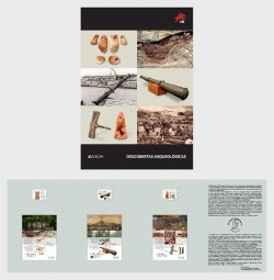 Portugal 2025 Europa CEPT Archeology full set of 3 issues Portugal Azores Madeira Stamps and blocks in booklet