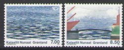 Greenland Denmark 2010 Life by the sea Art Scandinavian joint issue Set of 2 stamps MNH