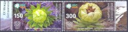 Kyrgyzstan 2025 XX International Botanical Congress in Madrid Flowers Alpine Saw-wort Set of 2 stamps MNH