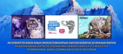 Kyrgyzstan 2017 International Forum on the Conservation of the Snow Leopard and its Ecosystem Block MNH