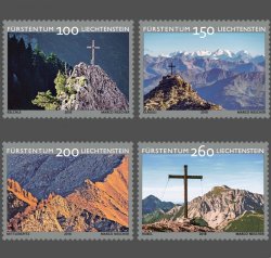 Liechtenstein 2018 Breathtaking views of mountain scenery SEPAC joint issue Set of 4 stamps MNH