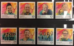Australia 2016 Olympic games in Rio Olympics National team champions Set of 8 stamps MNH