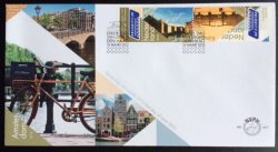 Netherlands Pays-Bas Niederlande 2012 Europa CEPT Visit to Amsterdam Bridges Architecture FDC