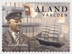 Aland Finland 2025 UNESCO Gustaf Erikson Shipping Company archives Stamp MNH