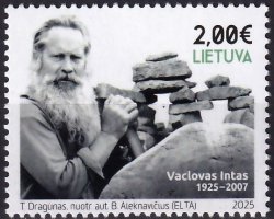 Lithuania 2025 Doctor Vaclovas Intas and his Geology park Stamp MNH