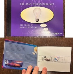 Netherlands 2010 Dutch Patent Act 100 ann Submarines Science Energy Inventors Special limited edition block's in prestige booklet MNH