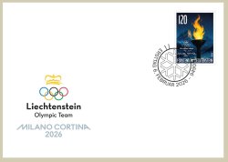 Liechtenstein 2026 Olympic games Milan and Cortina Olympics FDC