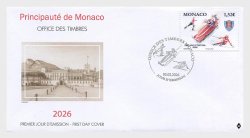Monaco 2026 Olympic games Milan Cortina Olympics FDC