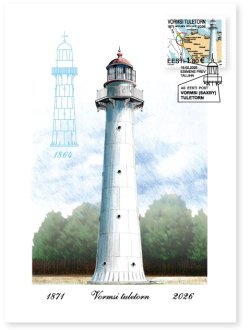 Estonia 2026 Lighthouse Vormsi Maxicard