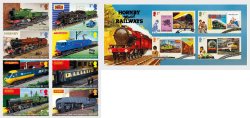 Great Britain United Kingdom 2026 Model Railways Trains Set and block MNH