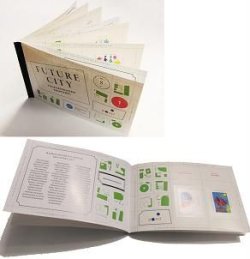 Finland 2012 Helsinki Future city set of 8 stamps in special blocks in booklet CTO