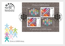 Hungary 2026 Europa CEPT 70 ann FDC