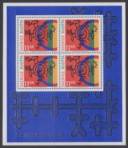 Sweden 2007 Lapland Sami culture Special minisheet / block MNH