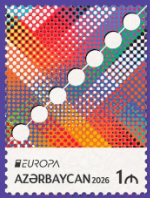 Azerbaijan 2026 Europa CEPT 70 ann joint issue Perforated stamp MNH