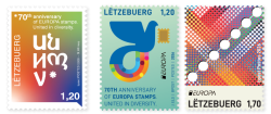 Luxembourg 2026 Europa CEPT 70 ann Joint issue Set of 3 stamps MNH