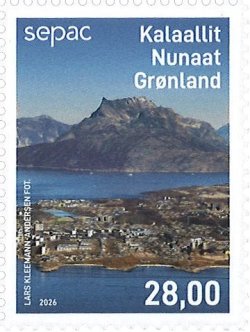 Greenland Denmark 2026 SEPAC Joint issue Iconic Landmarks Stamp MNH