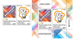 Montenegro 2026 Europa CEPT Joint issue Set and block MNH