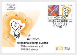 Montenegro 2026 Europa CEPT Joint issue FDC