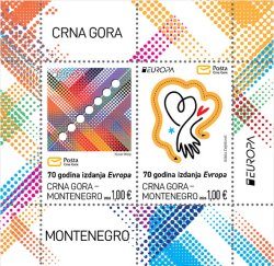 Montenegro 2026 Europa CEPT Joint issue Block MNH