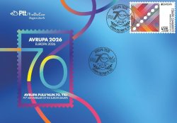 Turkey 2026 Europa CEPT 70 ann Joint issue FDC
