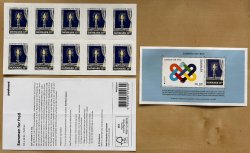 Denmark Danemark Danmark 2023 Europa CEPT Peace Full set of block and booklet MNH