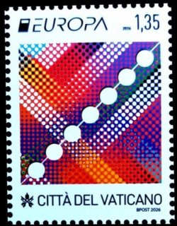 Vatican 2026 Europa CEPT 70 ann Stamp MNH