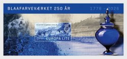Norway 2026 Blaafarvevaerket 250 ann Block MNH