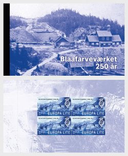 Norway 2026 Blaafarvevaerket 250 ann Limited edition minisheet in special booklet MNH