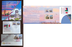 Russia and Mexico 2015 Architecture 125th ann diplomatic relations Joint issue Both countries set stamps MNH and FDC's in special booklet