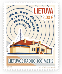 Lithuania 2026 National Radio 100 ann Stamp MNH