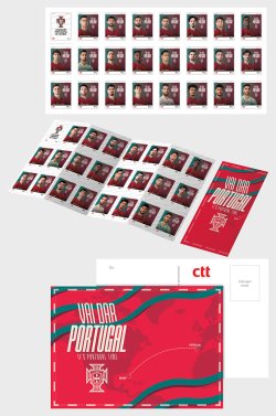 Portugal 2026 Foolball World Cup National team Set in block / booklet MNH
