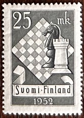 Finland 1952 10th Chess Olympiad Helsinki Stamp MNH