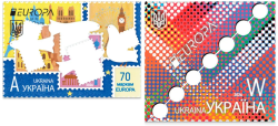 Ukraine 2026 Europa CEPT 70 ann Joint issue Set of 2 stamps MNH