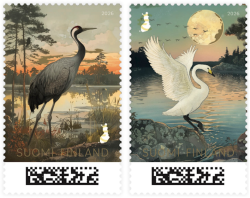 Finland 2026 Birds from North Set of 2 stamps MNH