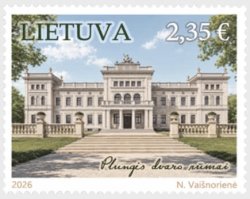 Lithuania 2026 Lithuanian Heritage Manor Houses Plungė Stamp MNH