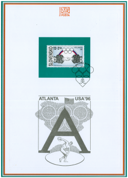 Slovakia 1996 Olympic games in Atlanta USA Olympics FDS or Maxicard