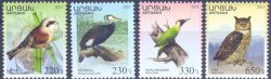 Mountain Karabakh Artsakh Armenia 2021 Definitives Birds Set of 4 stamps MNH Michel 240-243A