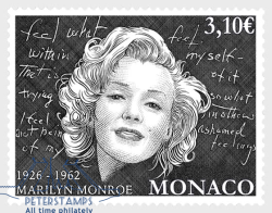 Monaco 2026 Marilyn Monroe Stamp MNH