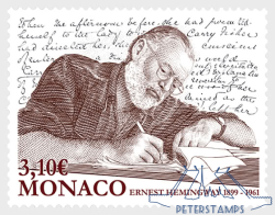 Monaco 2026 Ernest Hemingway Stamp MNH