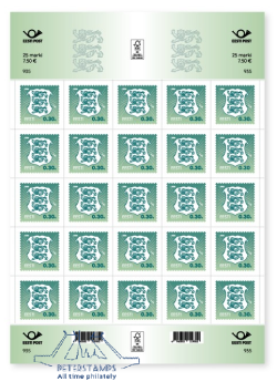 Estonia 2026 Definitives 30c Sheetlet MNH