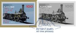 Austria 2026 Steam train Ajax 1841 oldest surviving in Europe Set of stamp and limited edition blackprint proof MNH