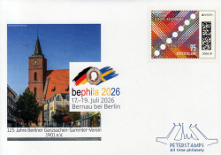 Germany 2026 Europa CEPT 70 ann Joint issue BEPHILA Stationary with original stamp MNH